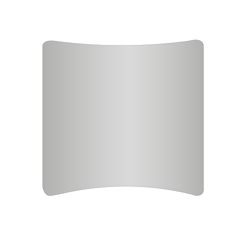 gebogen