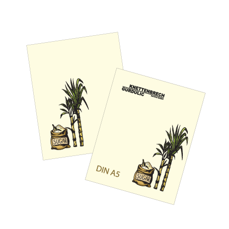 Flyer aus Zuckerrohr | DIN A5 | beidseitig bedruckt