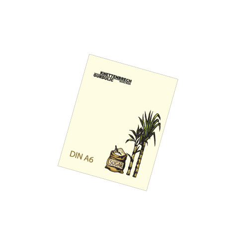 Flyer aus Zuckerrohr | DIN A6 | einseitig bedruckt