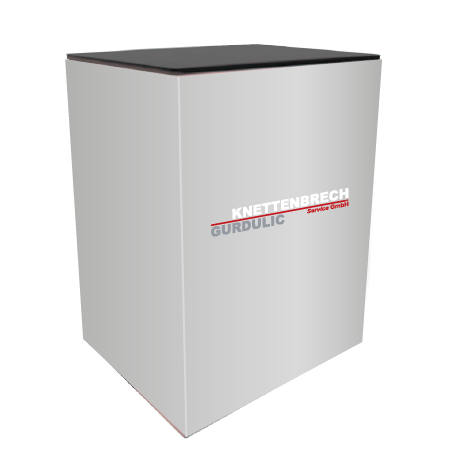 Messetheke MODULATE | B 80 cm x H 101,5 cm x T 60 cm | einseitig bedrucktt