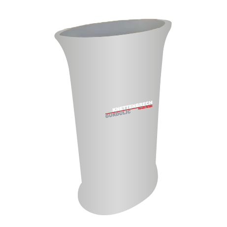 Messetheke ZIPP | B 56,5 cm x H 102 cm x T 39,7 cm | bedruckt